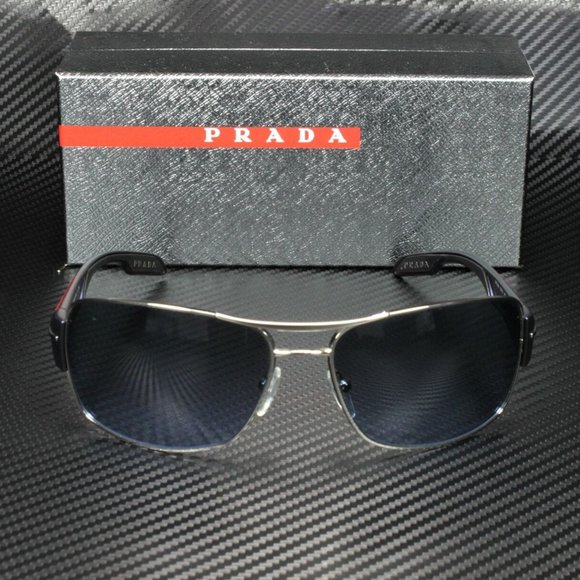 Prada Men's Silver Grey and Blue Sunglasses! - Picture 2 of 4